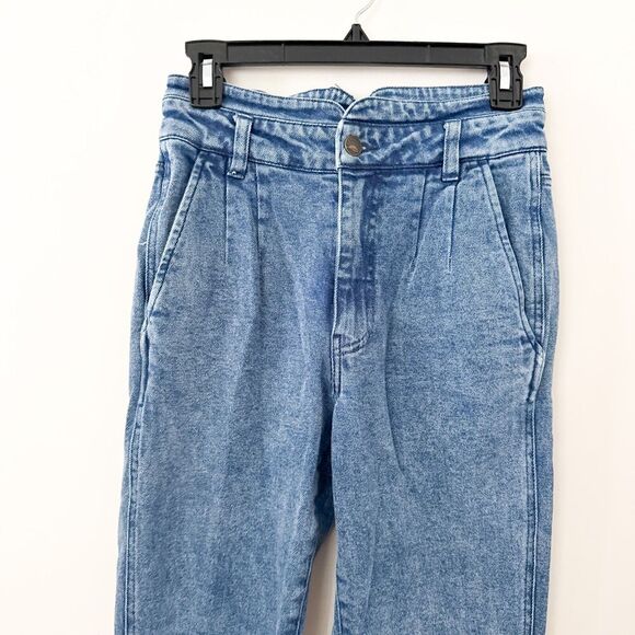 Faherty Rikki Jeans Women 25 Distressed High Rise Straight Leg Organic Cotton - Picture 5 of 12